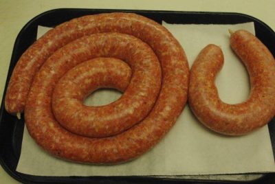 Homemade Rope Sausage - Hot and Sweet