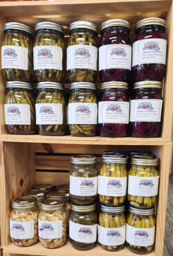 Mosher's line of pickles