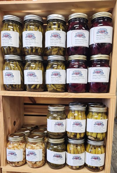Mosher's line of pickles